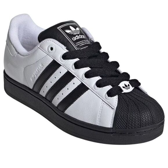 Adidas Superstar II White Black Shoes JI0124 Men\'s Size 8.5 main image 4